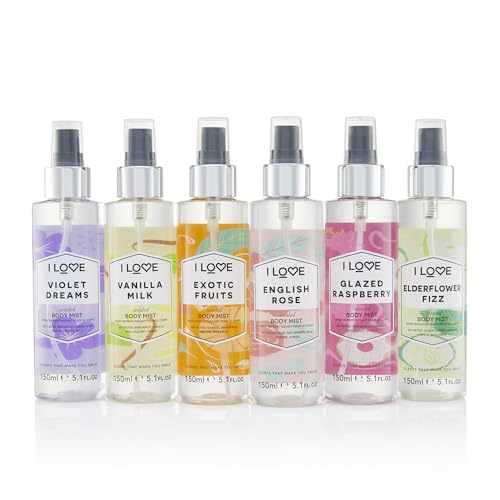 I Love Signature Violet Dreams Body Mist for Her 150ml Long Lasting & Fast Drying