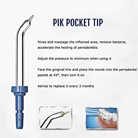 Waterpik Compatible Flosser Replacement Tips - 6 Piece Set