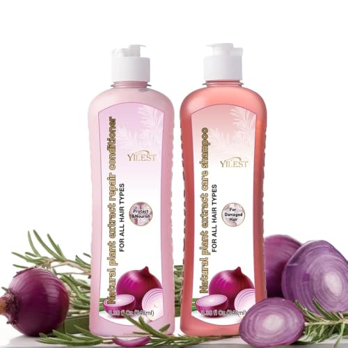 Natural Onion & Rosemary Hair Growth Shampoo & Conditioner Set for Thinning Hair