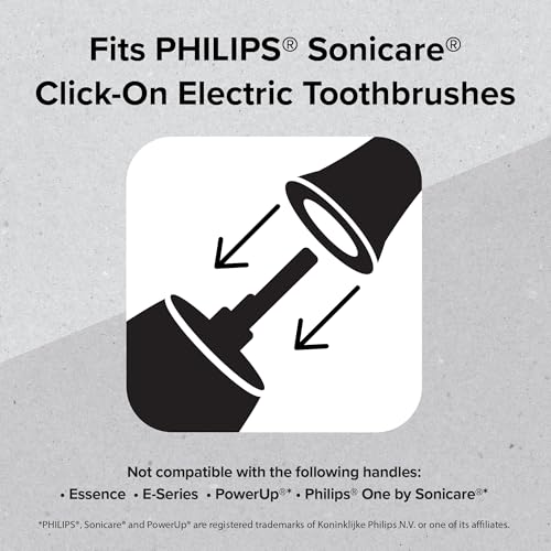 Reach SmileSonic Pro Essential Clean Replacement Toothbrush Heads - 5 Pack for Philips Sonicare