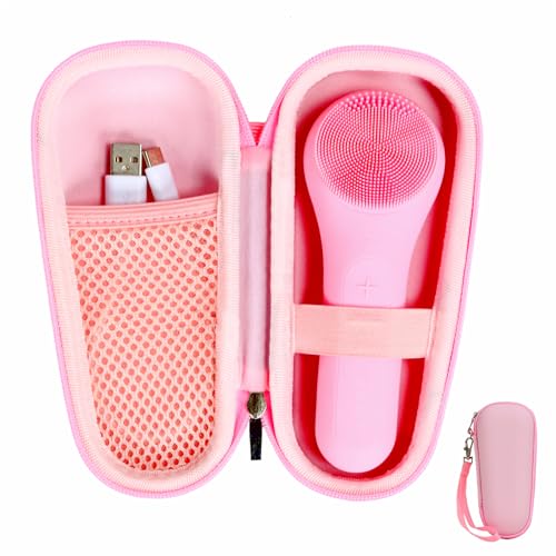 Pink Waterproof Case for NågraCoola CLIE Sonic Facial Cleansing Brush
