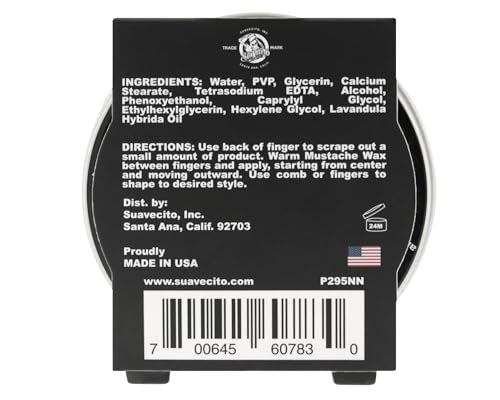 Suavecito Whiskey Bar Mustache Wax 1.5 oz - All Day Hold & Moisturizing