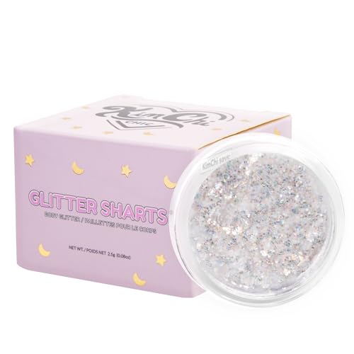 KimChiChic Glitter Sharts - Multi-Use Chunky Body & Hair Glitter Gel, Vegan, 2.5g