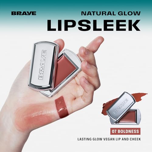 BRAYE LIPSLEEK Blush & Lip Balm - Vegan 0.08oz Boldness
