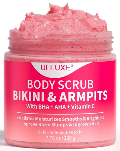 Bikini Area Exfoliator Scrub with 10% AHA/BHA & Vitamin C - 7.76 oz