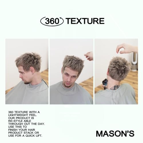 Men's Texture Powder with Strong Hold & Matte Finish – Lightweight Hair Styling Powder 8.75g