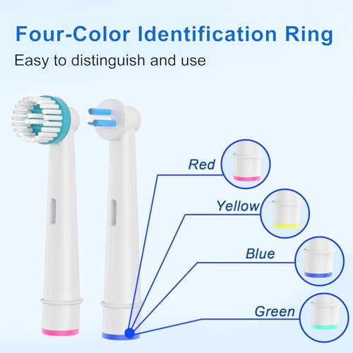 8pcs Interspace & Ortho Care Replacement Brush Heads for Electric Toothbrush