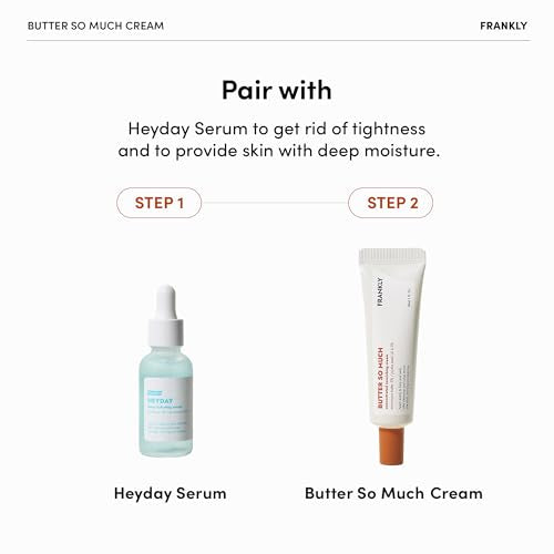 FRANKLY Butter So Much Cream, Intense Moisturizer for Dry Skin, 1.01 Fl Oz