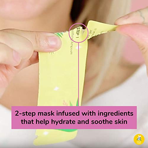 FACETORY Glow Baby Glow Korean Face Mask & Niacinamide Serum 5 Pack - Hydrating & Brightening Set