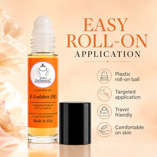 ZEKA PARFUMERIE B Goddess Travel Body Oil Roll-On Fragrance 9.86ml
