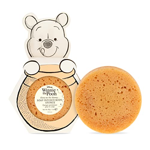 Winnie the Pooh Soap-Infused Body Sponge with Wildflower Fragrance