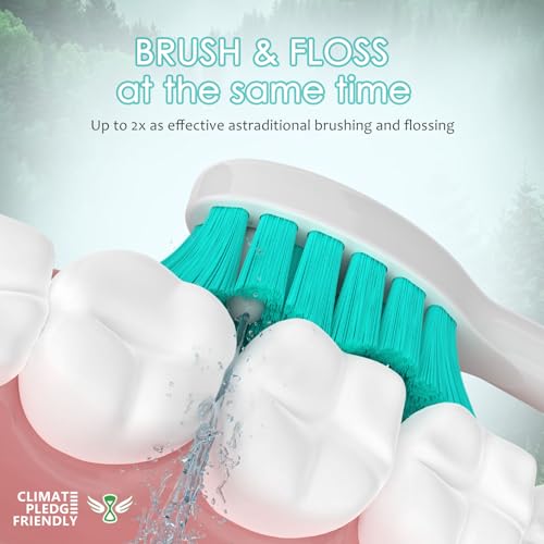 Replacement Toothbrush Heads for Waterpik Sonic Fusion 2.0 - 5 Pack