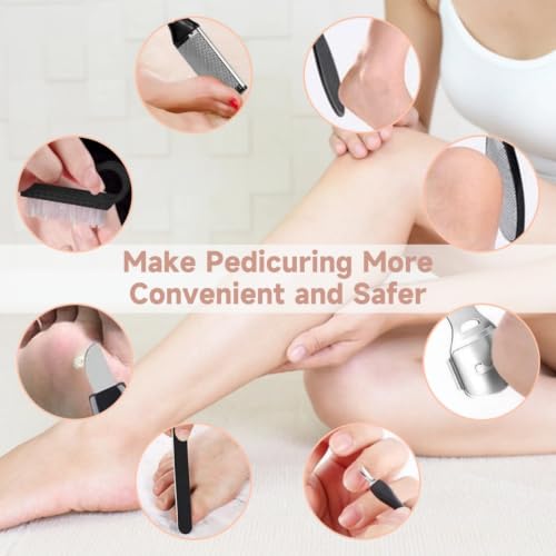 SilkGlow White Electric Foot Callus Remover Kit with 3 Replacement Rollers - Rechargeable Waterproof Pedicure Tool