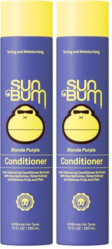 Sun Bum Blonde Purple Conditioner - Moisturizing & Toning Hair Treatment