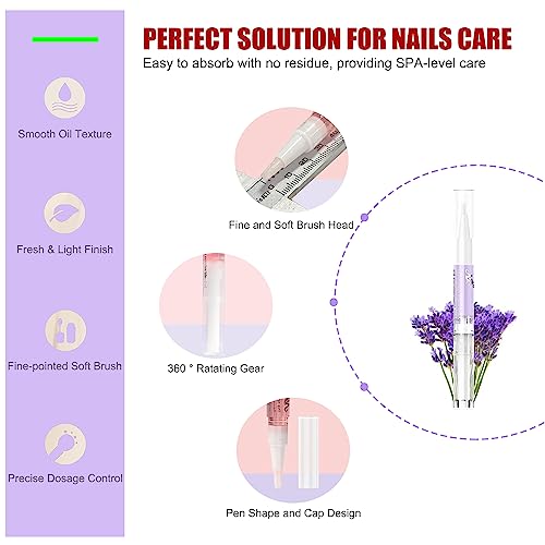 GRUNIL Cuticle Oil Pen - 15 Flavors for Nail Growth & Care