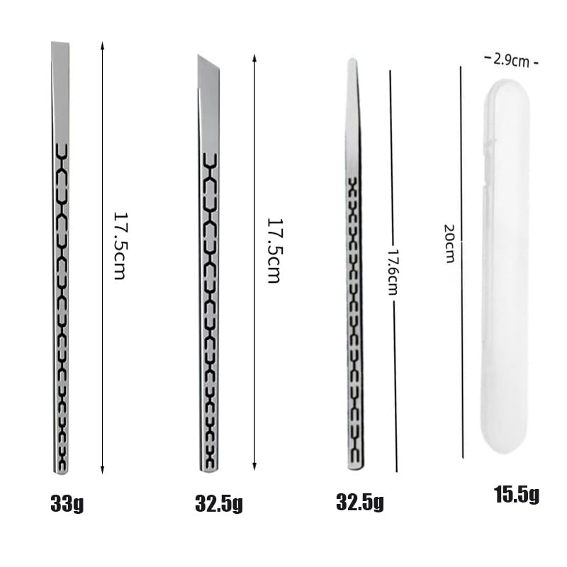 Stainless Steel Ingrown Toenail Pedicure Knife Set - 3 Pieces