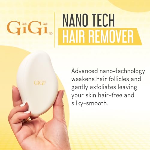 GIGI Nano Tech Crystal Hair Remover for Women ? Painless Reusable Hair Removal Device for Legs, Arms & Bikini, Exfoliating Hair Eraser for Smooth Skin