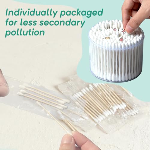 Bamboo Cotton Swabs Pack of 500 - Travel & Personal Care