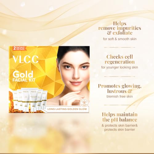 VLCC Natural Sciences Gold Facial Kit - Skin Care & Facial Treatment