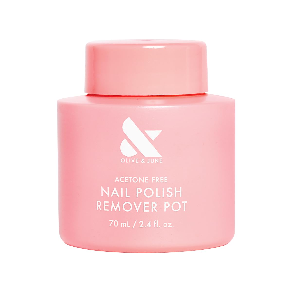 Acetone-Free Nail Polish Remover Pot - Gentle, No-Mess Formula | Vegan & Cruelty-Free | 70mL
