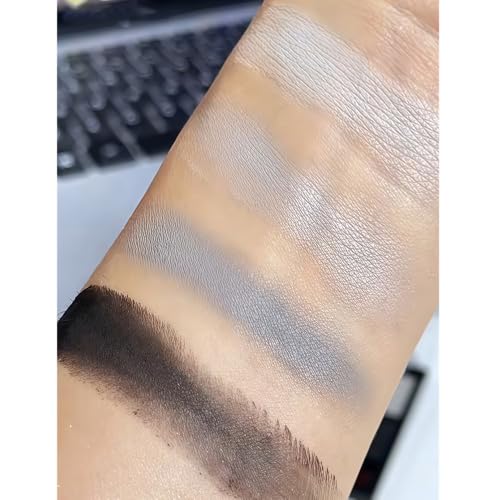 UOCK Gray Eyeshadow Palette - Long-Lasting Matte & Shimmer Shades