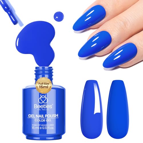 Beetles Royal Blue Gel Polish - 15ml Soak-Off UV LED
