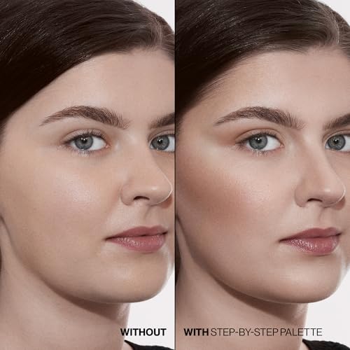Smashbox Step-By-Step Contour Palette | Sculpt + Glow All-In-One Contour Kit with Blendable + Buildable Formulas