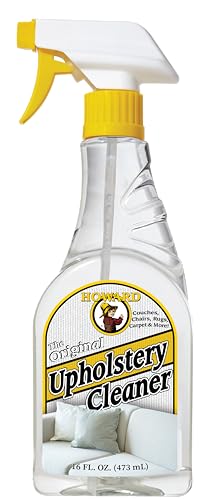 HOWARD Upholstery Cleaner Spray - 16 oz Stain Remover for Couches, Chairs, and Rugs