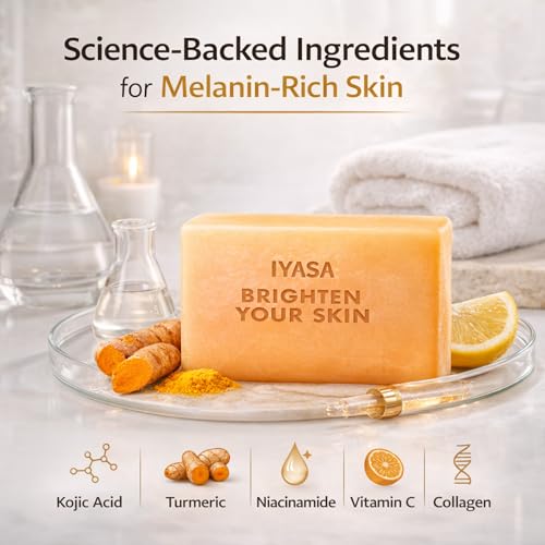 IYASA Kojic Acid Brightening Soap for Dark Spots & Hyperpigmentation - 2 Pack
