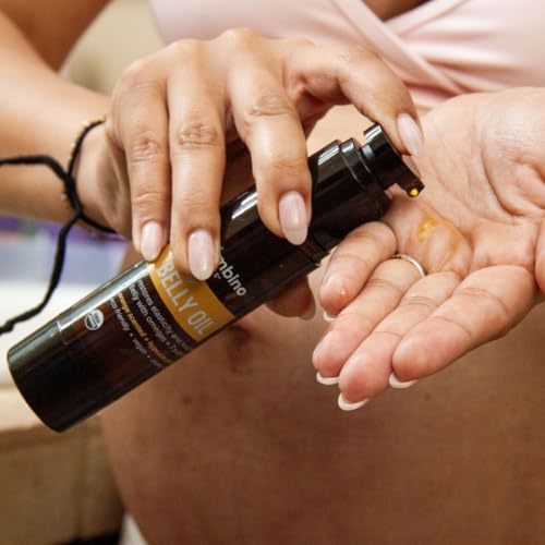 Mambino Organics Oh Baby! Organic Belly Oil 4 fl oz Pregnancy & Postpartum Skin Care