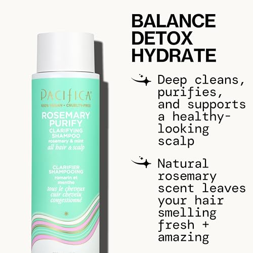 Pacifica Rosemary Purify Clarifying Shampoo - 12 Fl Oz (Pack of 2)