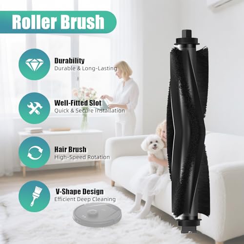 Eufy L60/L50 Replacement Roller Brush Kit - 2-Pack with Cleaning Tool