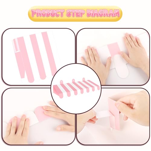 2 Pack Pink and White Circus Awnings - Carnival Decorations for Parties