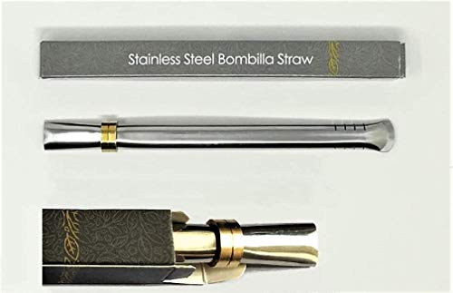 Easy Clean Yerba Mate Straw - 6.2" Food-Grade Stainless Steel Bombilla