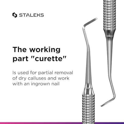 Staleks Pro 20 Pedicure Curette – Double-Ended Nail Tool