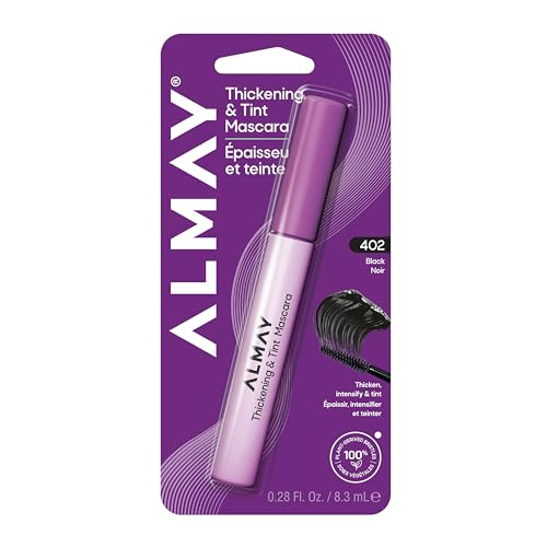 Almay Thickening & Tint Mascara - 402 Black, 24HR Wear