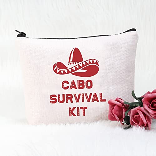 Cabo San Lucas Bachelorette Cosmetic Bag - POFULL Survival Kit