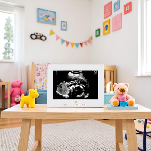 Little Blossoms Sonogram Picture Frame - Love at First Sight, 4x6
