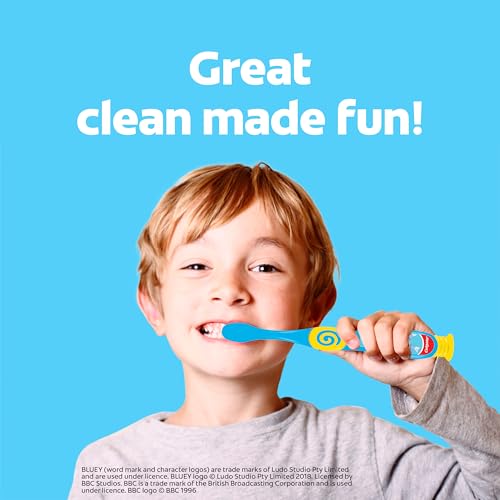 Colgate Kids Bluey Toothbrush & Toothpaste Gift Set - 1 Electric, 2 Manual, 2 Fluoride Tubes