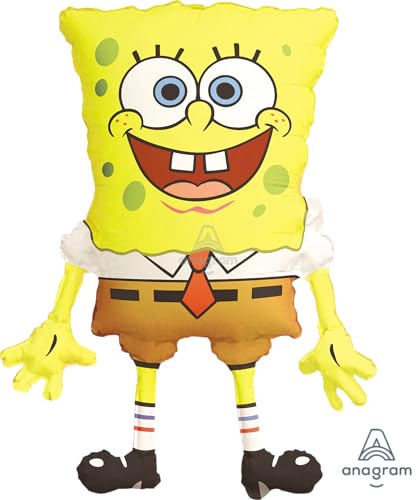 SpongeBob Foil Balloon Bouquet Set - 5 Pieces for Kids' Parties