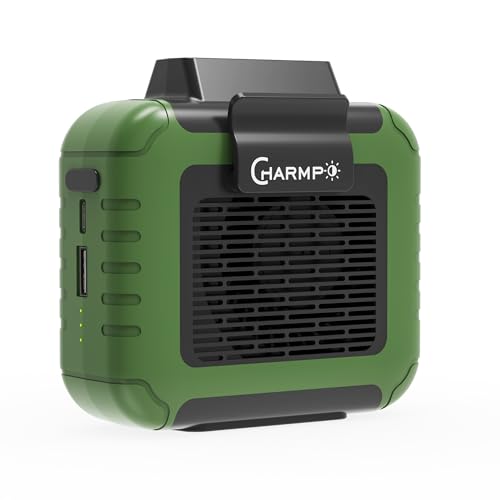Portable Waist Fan with 6000mAh Battery - 3 Speed Clip Fan for Hands-Free Cooling
