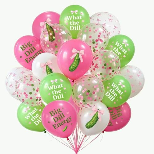 36PCS Pink Pickle Party Balloons Set | Fun Girls' Night Decor