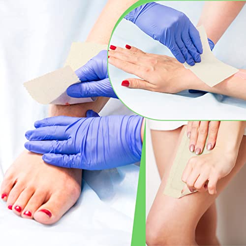 Loopeer 300 Pcs Muslin Wax Strips for Hair Removal - Mixed Size, Easy DIY Application