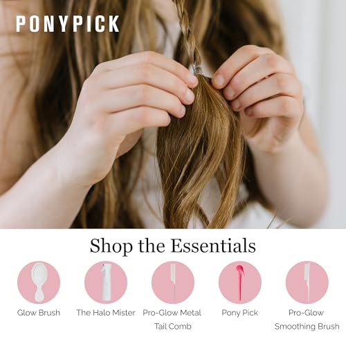 Pony Pick Clear Rubber Hair Ties - 500 Count Durable Elastic Bands