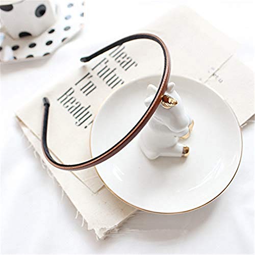 Leather Party Headband with Bows for Women & Girls