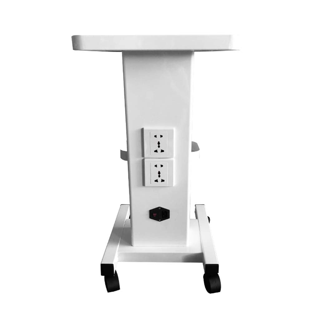 Premium Esthetician Cart with Socket and Wheels - Salon Trolley Cart with Handle, 110 lbs Weight Capacity - Ideal for Beauty Spa and Salon Use (Model 3)