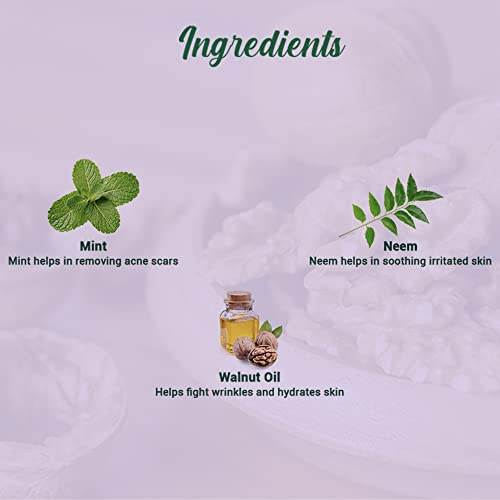 Biotique Walnut Exfoliating Face Scrub for Normal to Dry Skin 50g