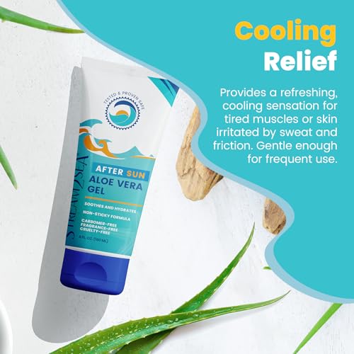 STREAM 2 SEA Soothing Aloe Vera Gel, 6 Fl oz - Reef Safe After Sun Care