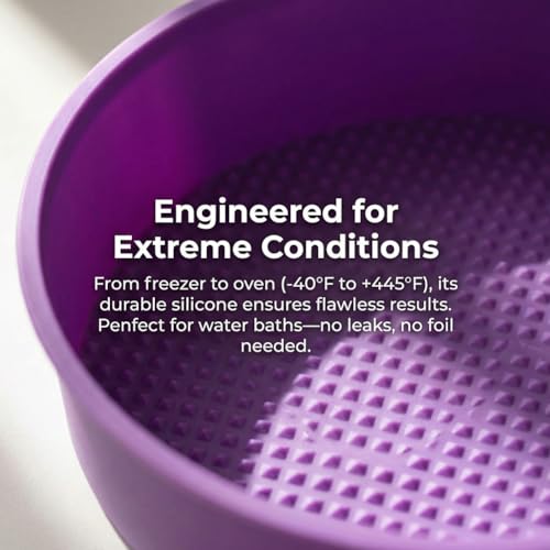 10-Inch Round Silicone Cake Pan - Non-Stick & BPA Free