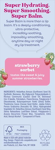 eos 24H Moisture Super Balm - Strawberry Sorbet Lip Treatment